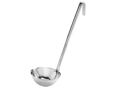 Concha em Inox com Gancho de 29 cm - 90 ml