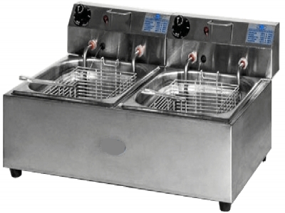 Fritadeira el�trica 07 litros com 02 cubas