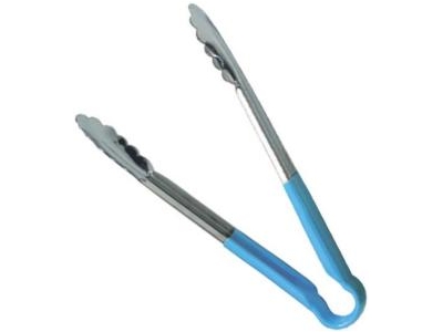 Pegador Inox - 40 cm - Cor: Azul