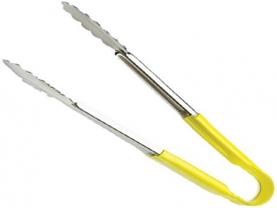 Pegador Inox - 40 cm - Cor: Amarelo