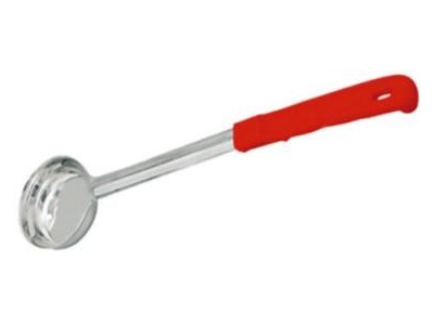 Concha Porcionadora Lisa Inox 60 ml - Cor: Vermelho