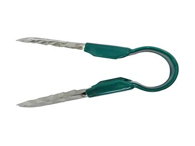 Pegador Inox - 16 cm - Cor: Verde